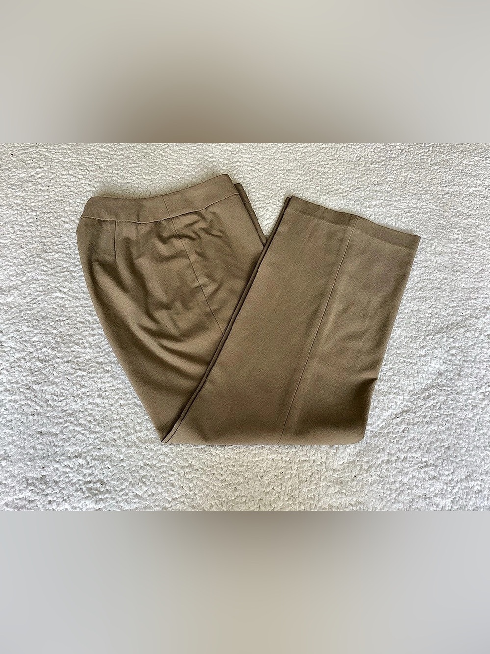 Talbots Size 6P Camel Side Zip Trousers Quiet Luxury Old Money Petite